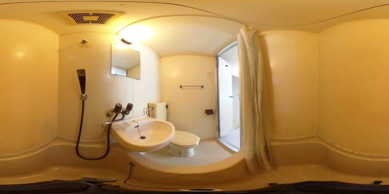 パノラマ画像バスルーム