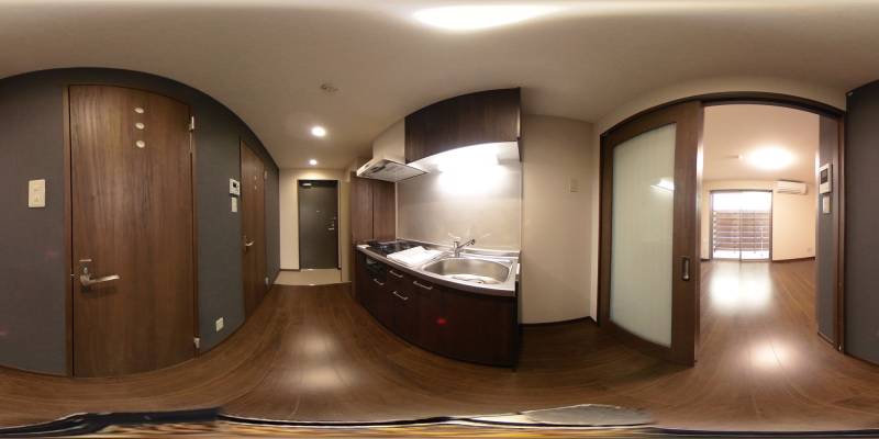 パノラマ画像キッチン