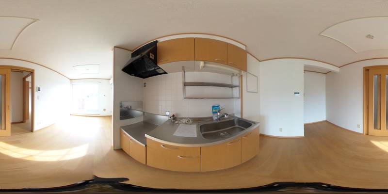 パノラマ画像キッチン