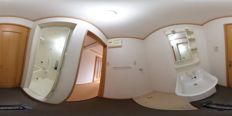 パノラマ画像洗面所