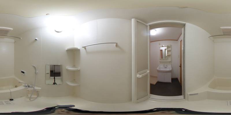 パノラマ画像バスルーム