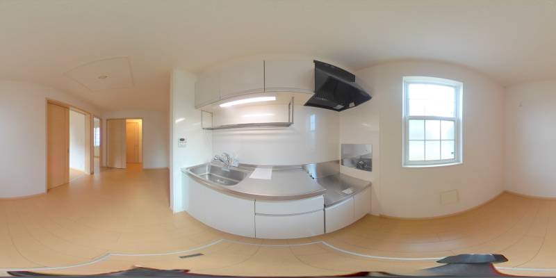 パノラマ画像キッチン