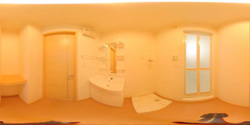 パノラマ画像洗面所