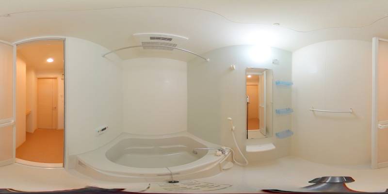 パノラマ画像バスルーム