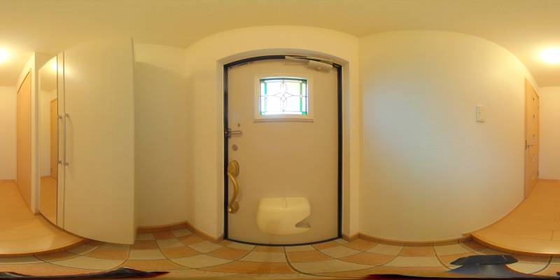 パノラマ画像玄関