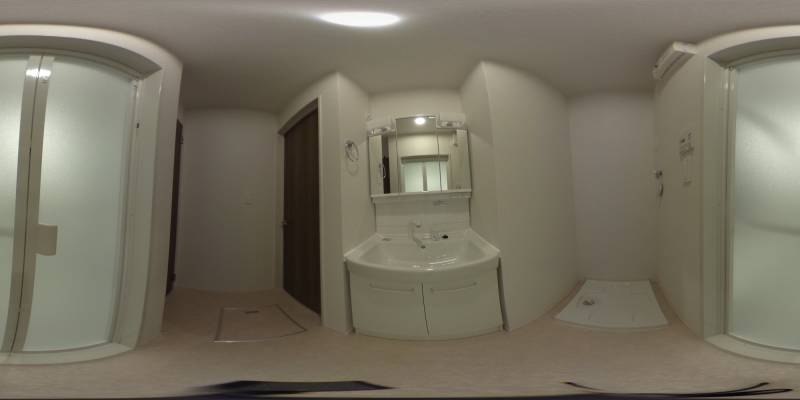 パノラマ画像洗面所