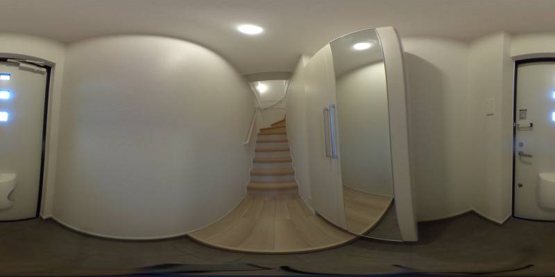 パノラマ画像玄関