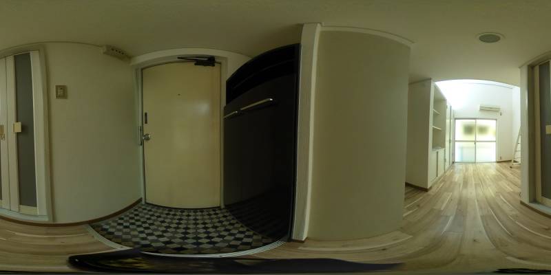 パノラマ画像玄関