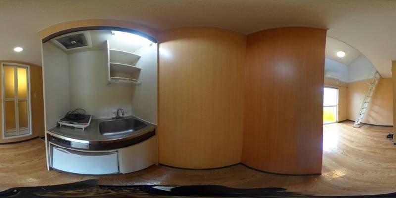 パノラマ画像キッチン