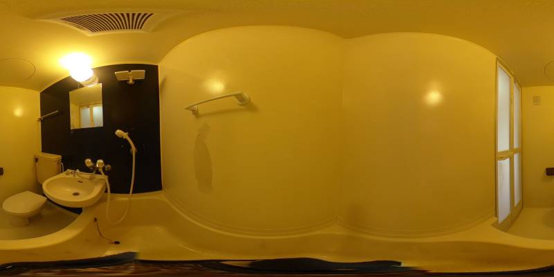 パノラマ画像バスルーム