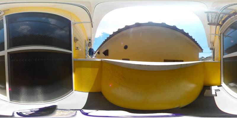 パノラマ画像バルコニー