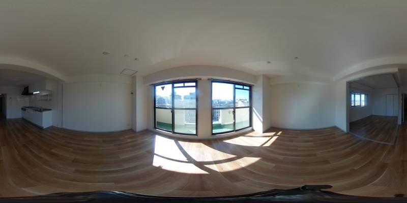 パノラマ画像リビング