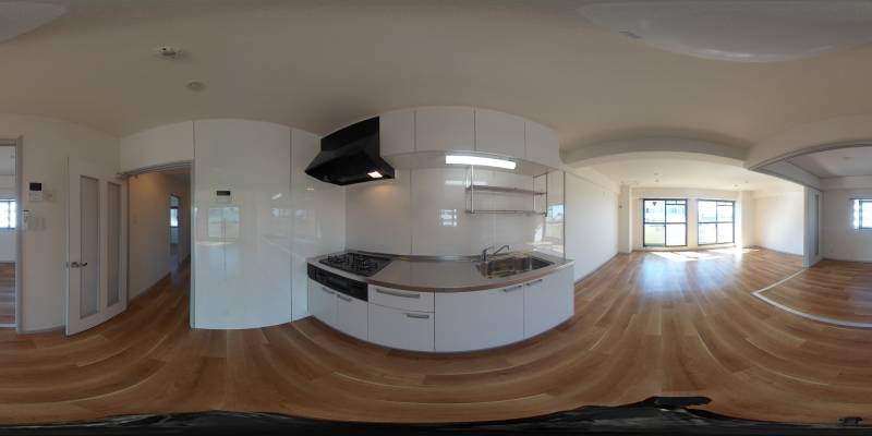 パノラマ画像キッチン