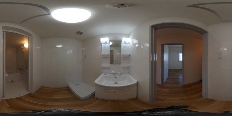 パノラマ画像洗面所