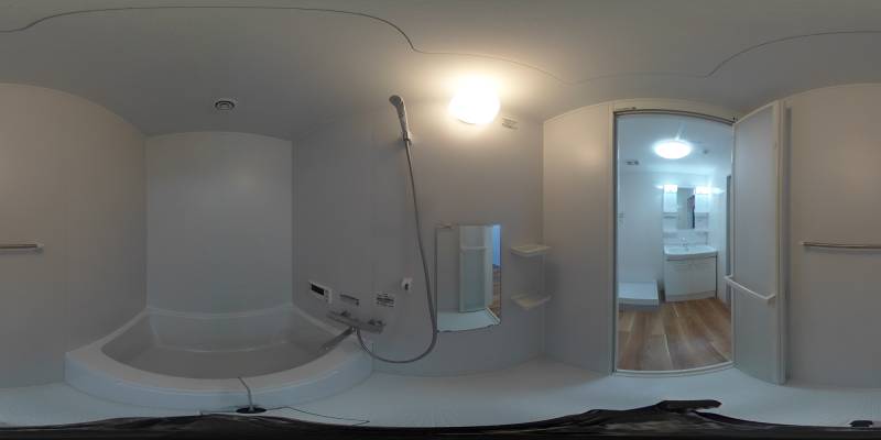 パノラマ画像バスルーム