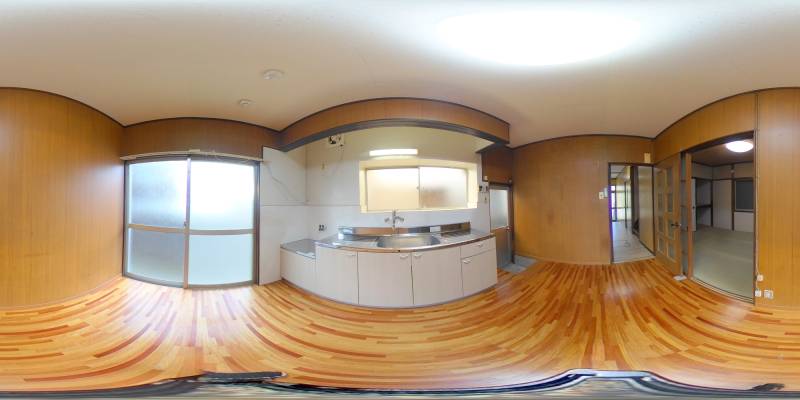 パノラマ画像キッチン