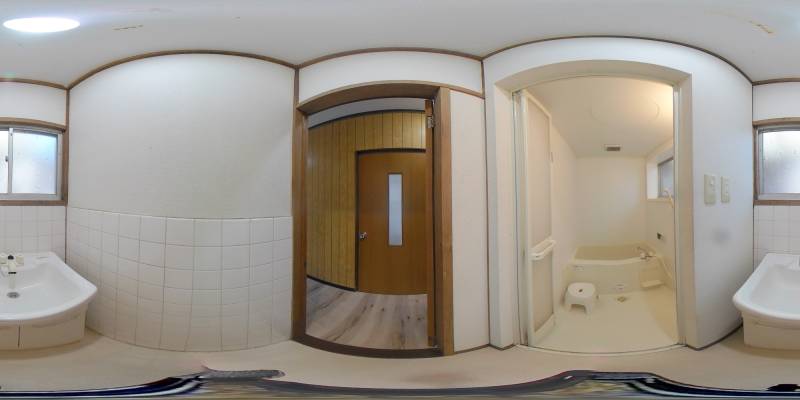 パノラマ画像洗面所