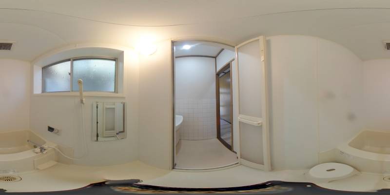 パノラマ画像バスルーム