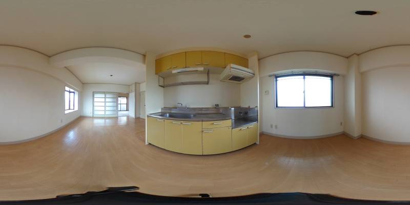 パノラマ画像キッチン