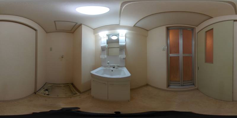 パノラマ画像洗面所