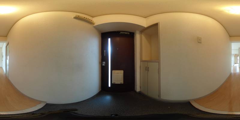 パノラマ画像玄関