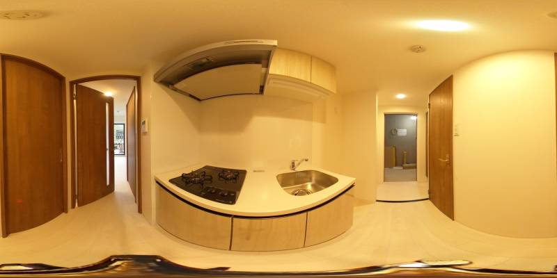 パノラマ画像キッチン