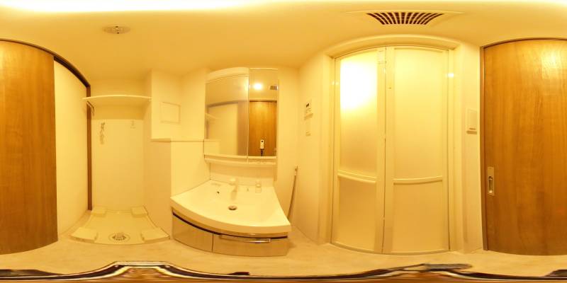 パノラマ画像洗面所