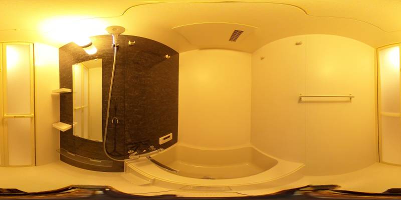 パノラマ画像バスルーム