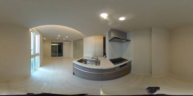 パノラマ画像キッチン