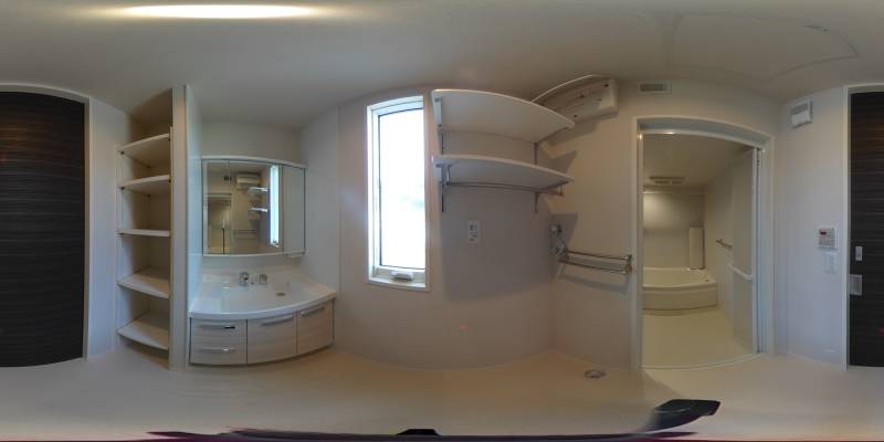 パノラマ画像洗面所