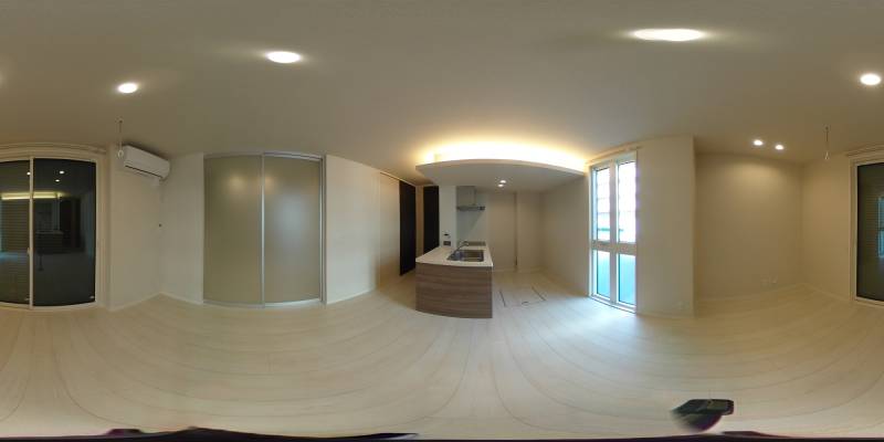 パノラマ画像リビング