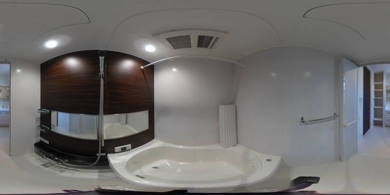 パノラマ画像バスルーム