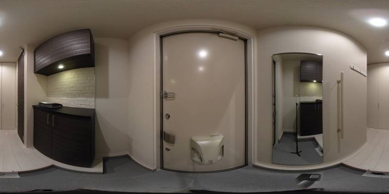 パノラマ画像玄関