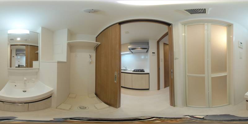 パノラマ画像洗面所