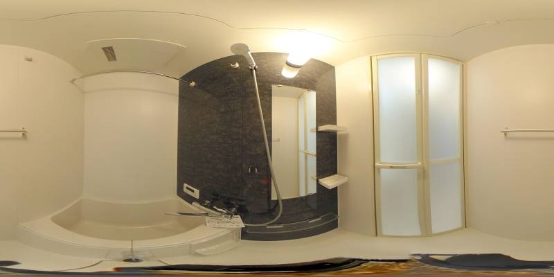 パノラマ画像バスルーム