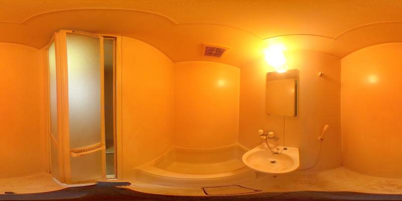 パノラマ画像バスルーム