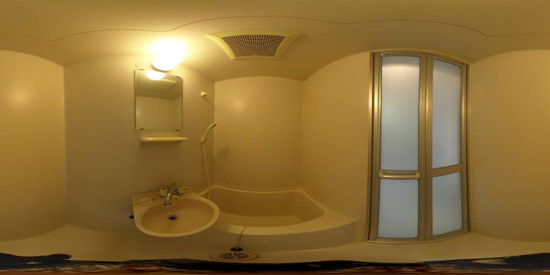 パノラマ画像バスルーム