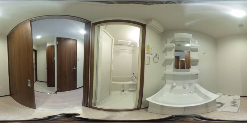 パノラマ画像洗面所