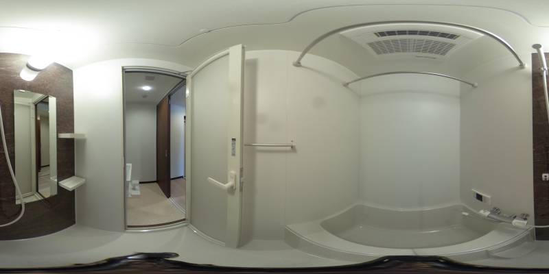 パノラマ画像バスルーム