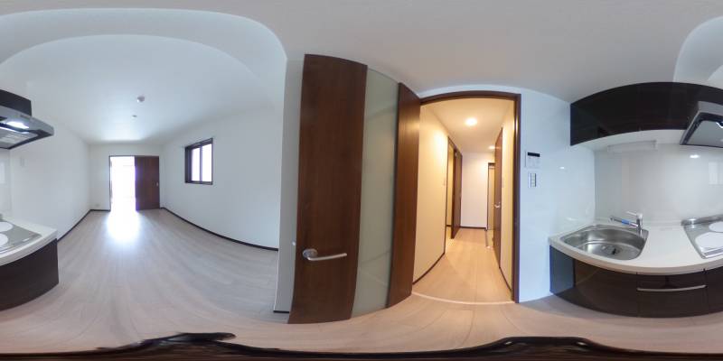 パノラマ画像キッチン