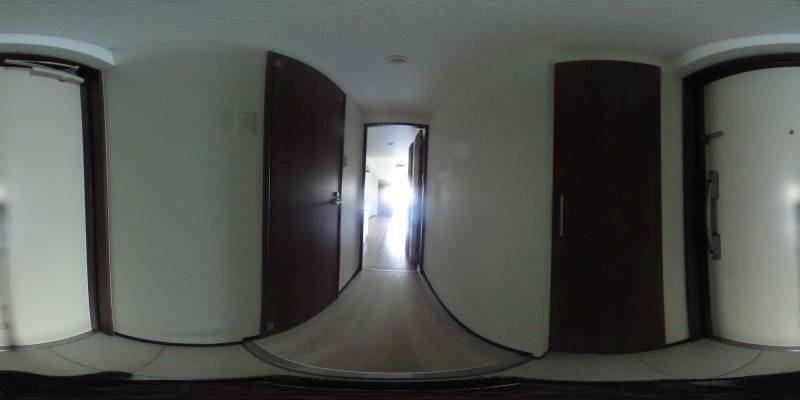 パノラマ画像玄関