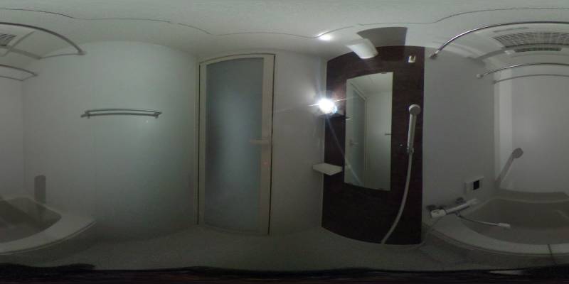 パノラマ画像バスルーム