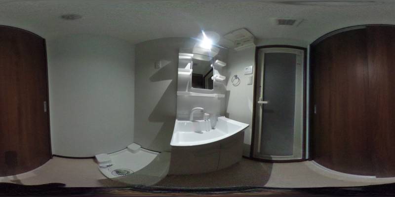 パノラマ画像洗面所