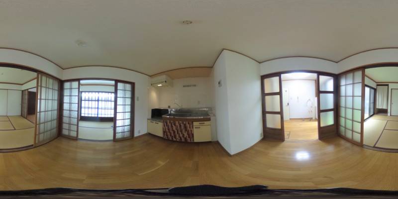 パノラマ画像キッチン