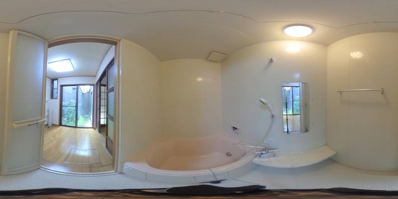 パノラマ画像バスルーム