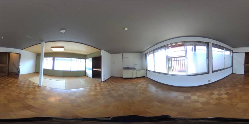 パノラマ画像洋室