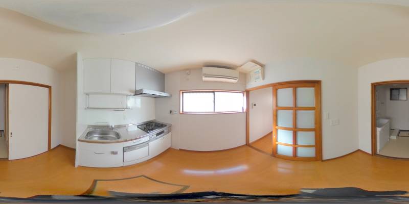 パノラマ画像キッチン