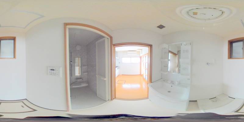 パノラマ画像洗面所