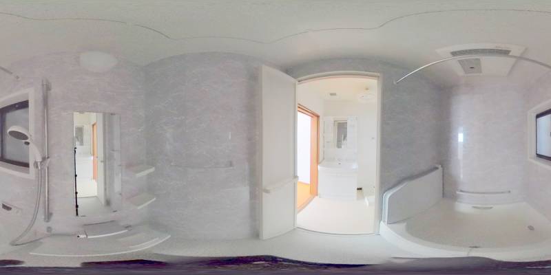パノラマ画像バスルーム