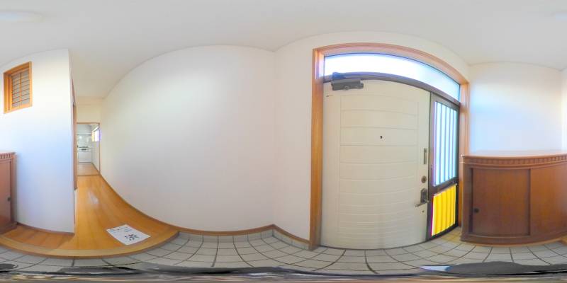 パノラマ画像玄関